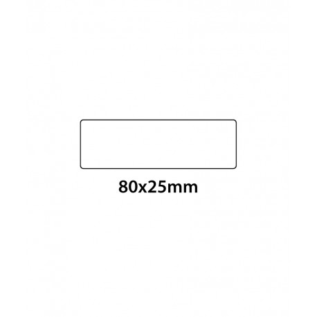 Etichetta in PVC Trasparente 80x25