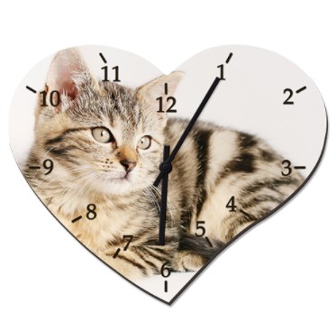 Orologio Sublimatico in Vetro Temperato Completo di Meccanismo e Lancette Per Sublimazione