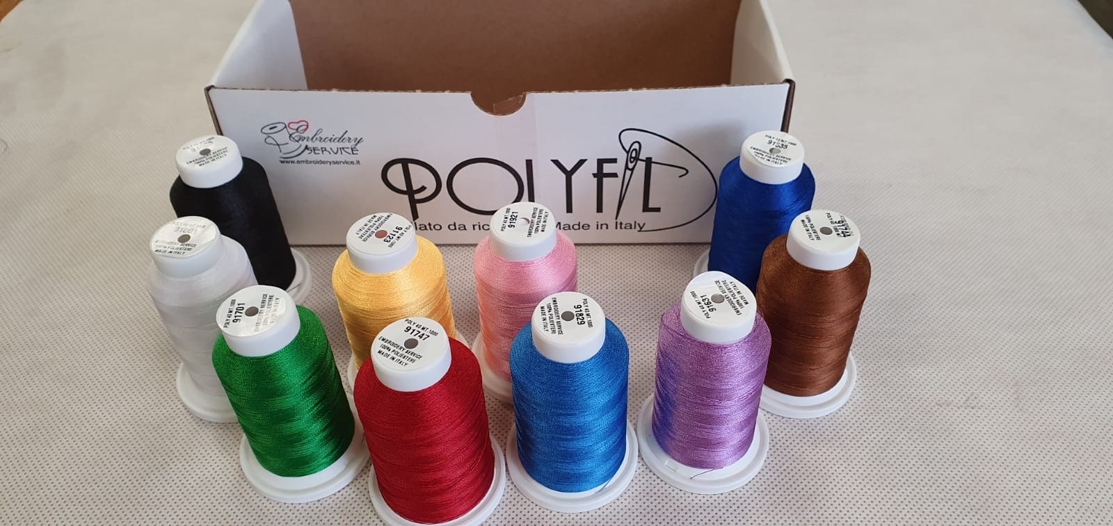 Kit 10 rocchetti colori assortiti
