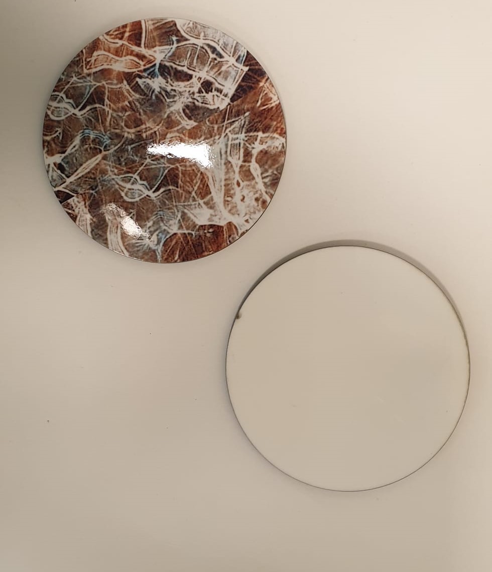 Sottobicchiere Rotondo In MDF 95mm Per Sublimazione 3mm