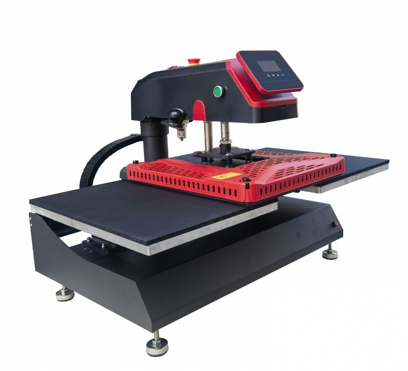 Termopressa Pneumatica  40X50 cm Doppio Piatto, Piatto Superiore A Carrello Scorrevole-Linea Deluxe