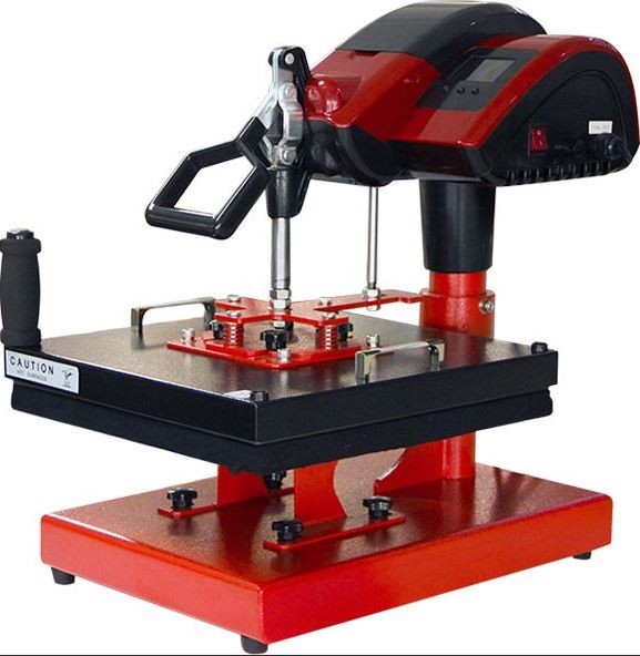 TERMOPRESSA MANUALE PROFESSIONALE CON AMPIA APERTURA LATERALE PIATTO F.to cm 38x38