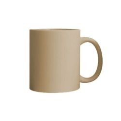 Tazzina da caffé in ceramica colori pastello 2,5 oz